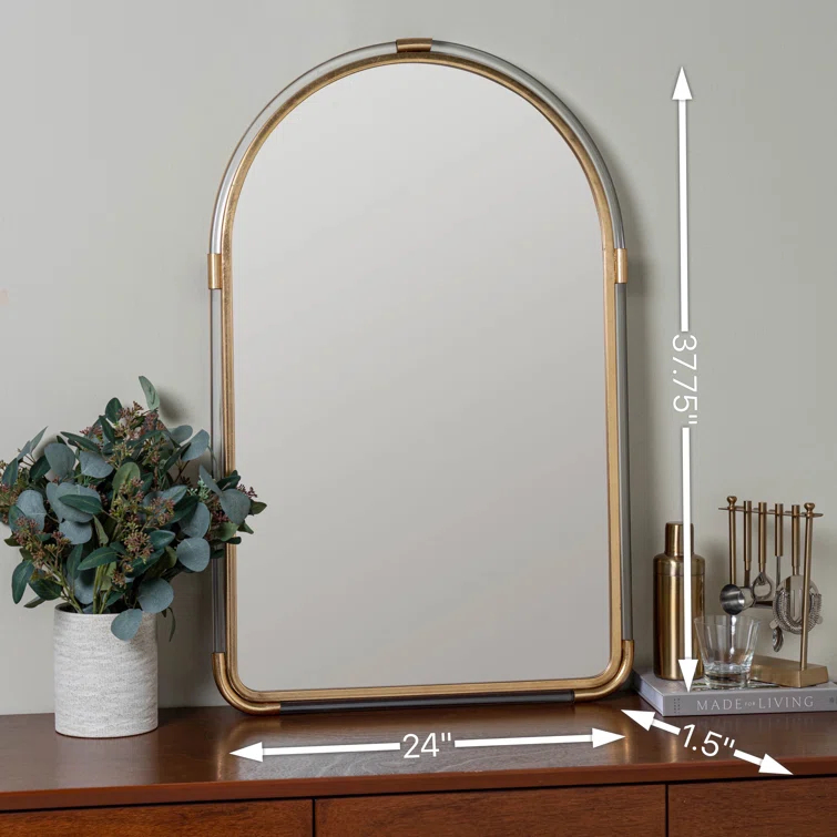 Antoinette Metal Flat Mirror