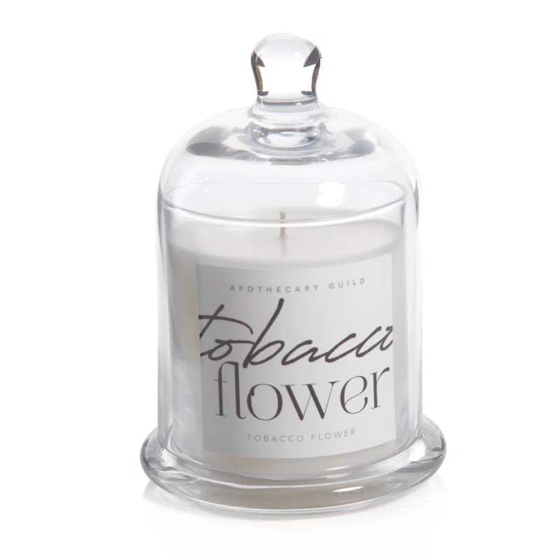 Zodax Tobacco Flower Scented Jar Candle