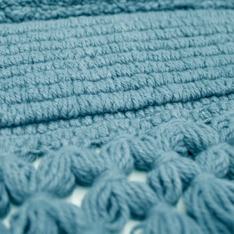 French Connection French Connection Safira Fringe Cotton 2 Piece Bath Rug Set