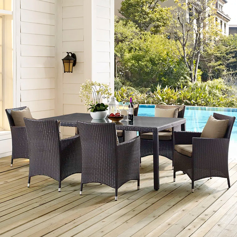 Modway Modway Sojourn 7 Piece Dining Set