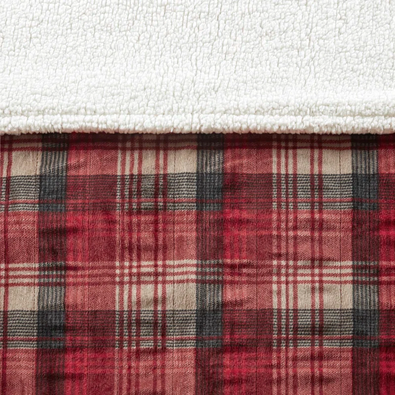 Woolrich Tasha Oversized Mink to Berber Heated Throw