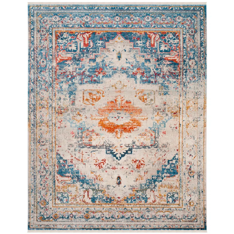 Bungalow Rose Vintage Persian Performance Oriental Rug