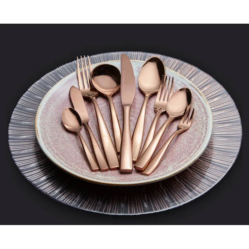 Bon Chef Manhattan 18/10 Stainless Steel Dinner Spoon (Set of 12)