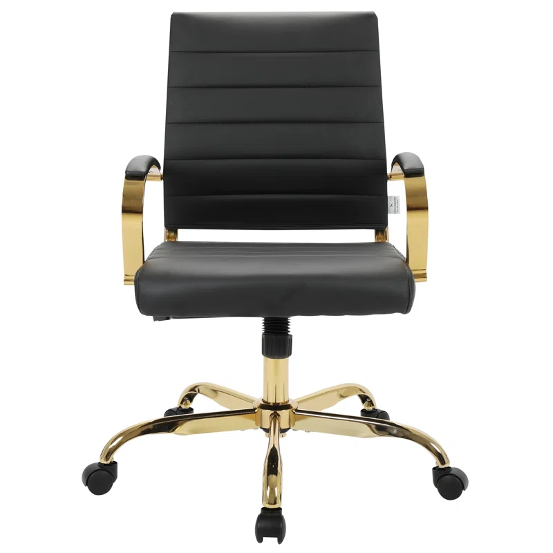 Everly Quinn Naudain Leather Office Conference Chair Modern Executive Meeting Room Chairs
