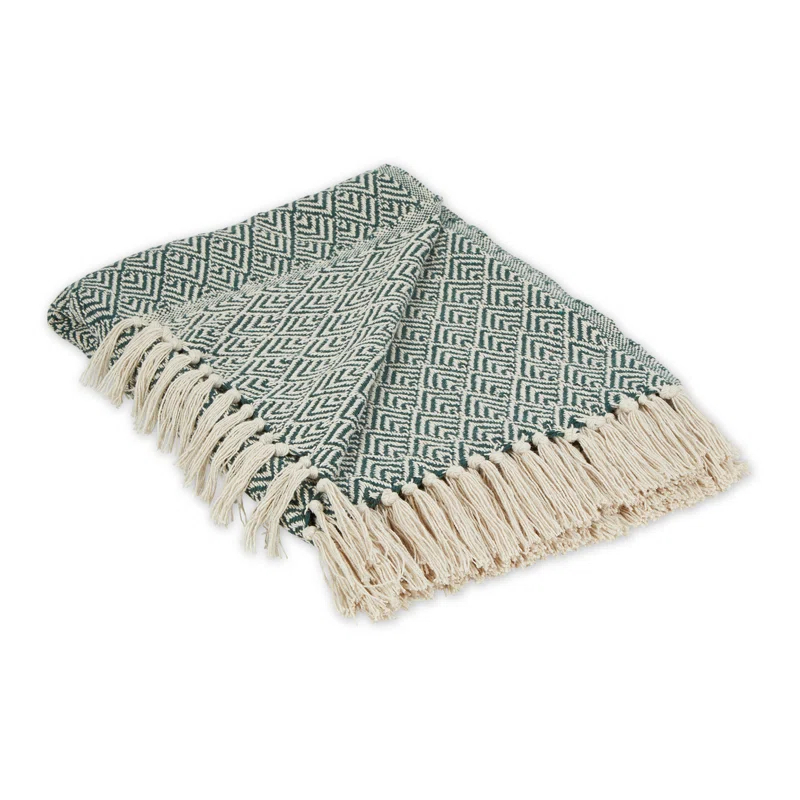 Design Imports Hand Woven Throw Blanket