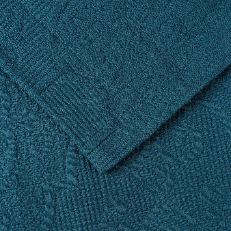 Superior Superior Florin Matelasse Jacquard Scrolling Medallion Cotton Bedspread Set With Pillow Shams