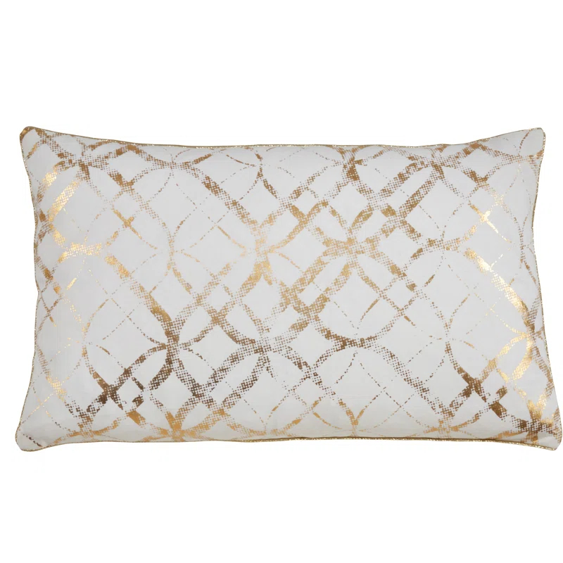 Saro Lustrous Pillow Collection Cotton Throw Pillow