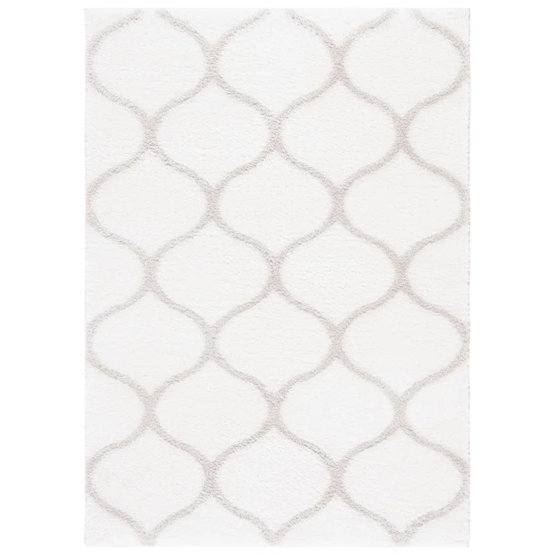 Red Barrel Studio® Tahoe Shag Performance Geometric Rug
