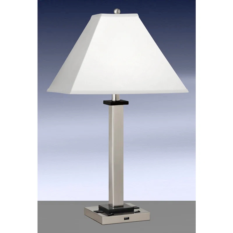 Medallion Lighting Canello Metal USB Table Lamp