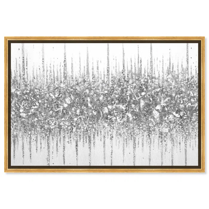 Art Remedy Grey Lines Inspo Canvas Modern Black White Abstract Art by Art Remedy