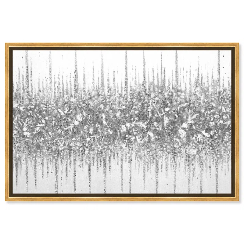 Art Remedy Grey Lines Inspo Canvas Modern Black White Abstract Art by Art Remedy