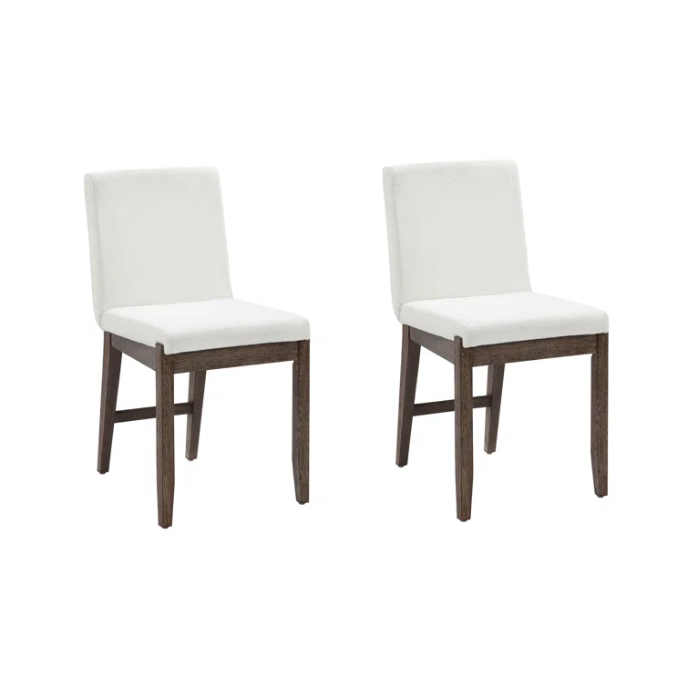 Nathan James Siping Upholstered Wooden Stool