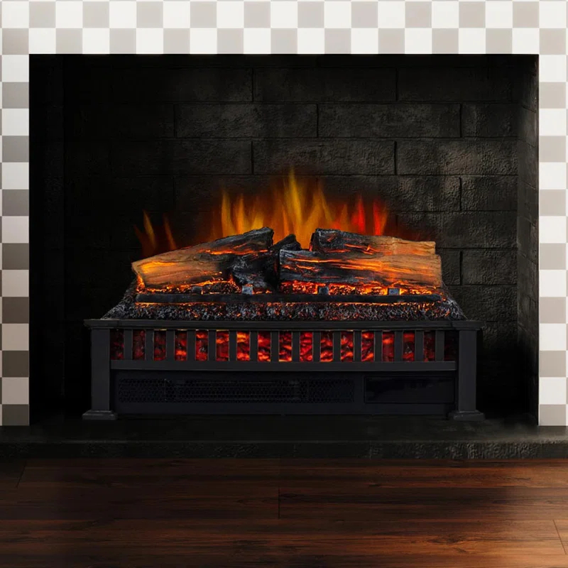 Country Living Country Living Infrared Electric Log Set Heater - Faux Logs Insert with Flickering Flames