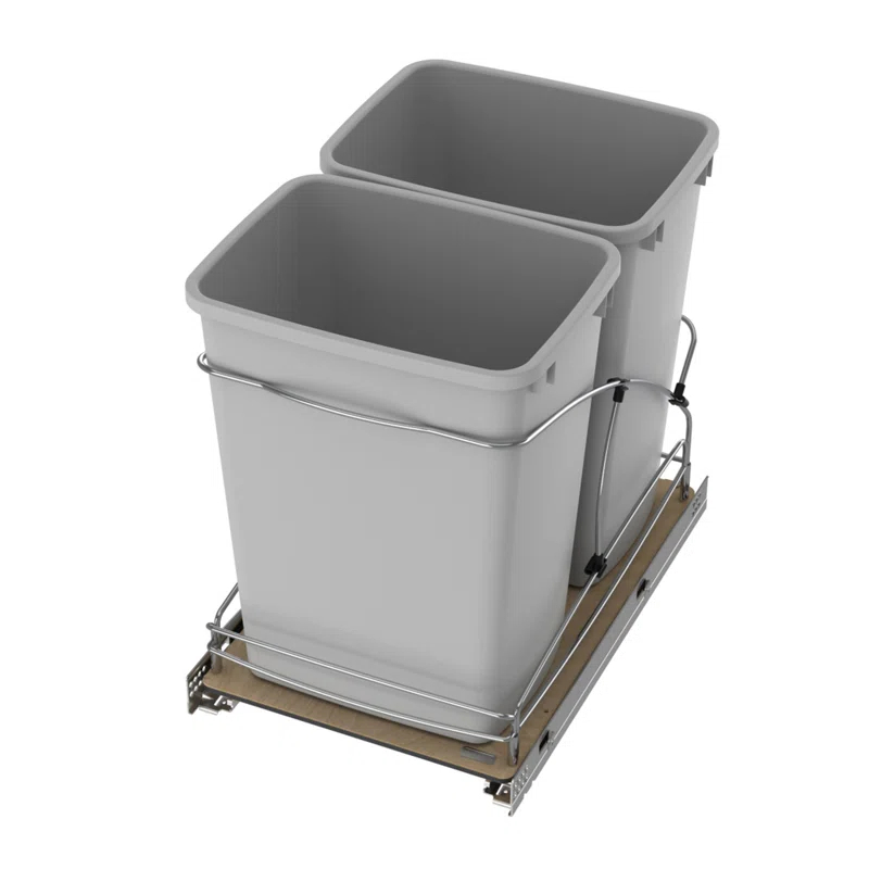 Rev-A-Shelf Rev-A-Shelf Double 27 qt. Pullout Trash Containers