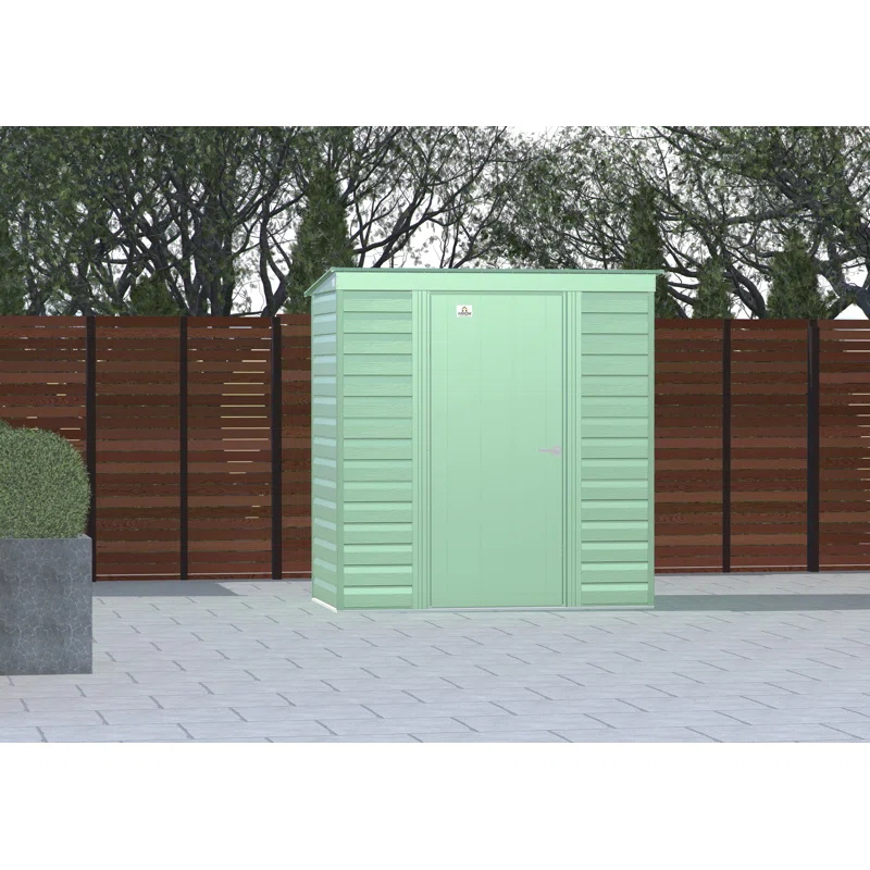Arrow 6 ft. W x 4 ft. D Steel Horizontal Storage Shed