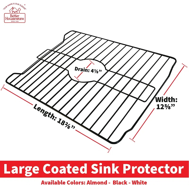 Better Houseware Steel Over The Sink Dish Rack