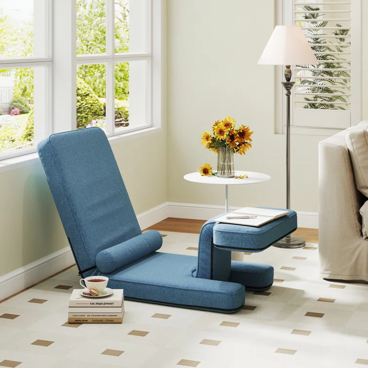 Latitude Run® Modern Sleeper Convertible Chair Adjustable Backrest Small Couch Bed For Living Room/Small Apartment