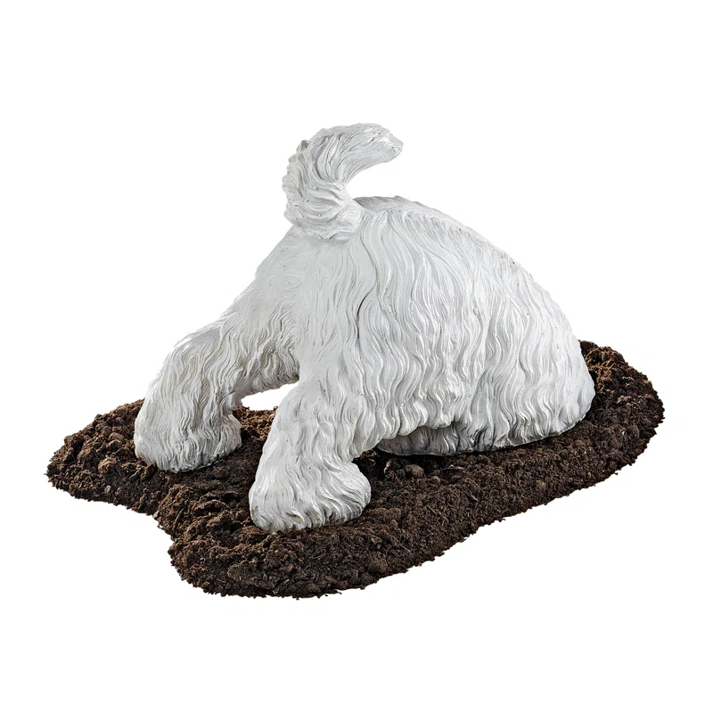Design Toscano Highland Terrier Digging Dog Figurine