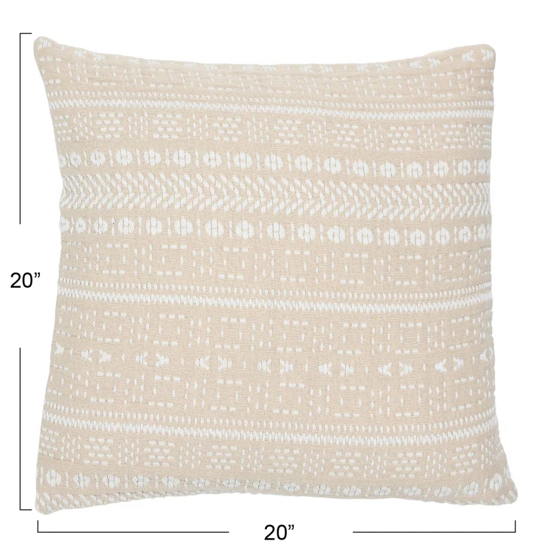 Creative Co-Op Reversible Throw Pillow