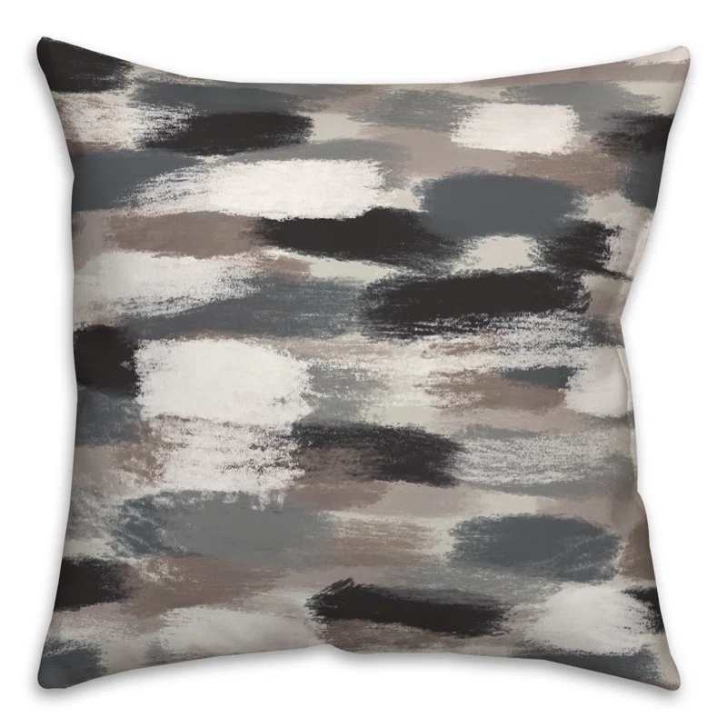 Designs Direct Creative Group Abstract Indoor/Outdoor Reversible Throw Pillow