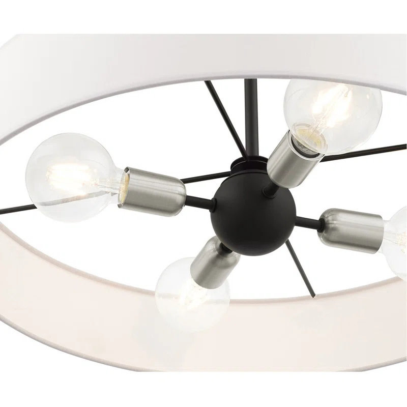 Lighting Lumens 4 - Light Drum Chandelier