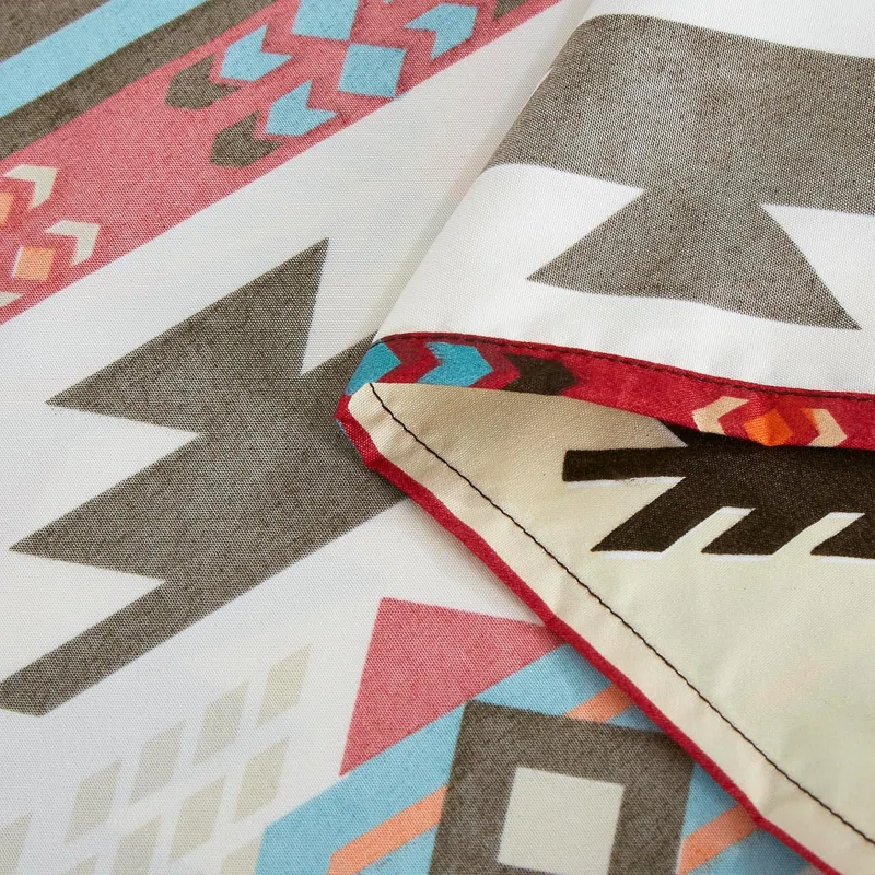 Chezmoi Collection Southwestern Geometric Printed Microfiber Bed Sheet Set