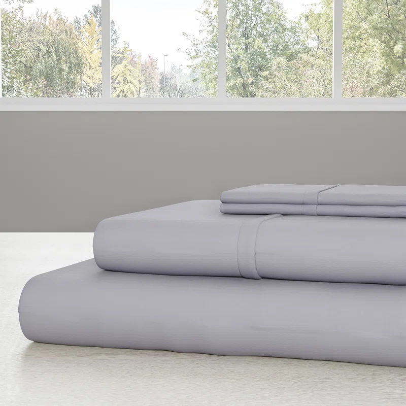 Series 1200 Brushed Microfiber Sheet Set - Wrinkle, Stain & Fade Resistant Bed Linens & Pillowcases