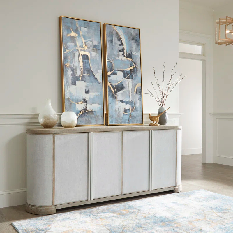Pulaski Furniture Modern 4 Door Credenza
