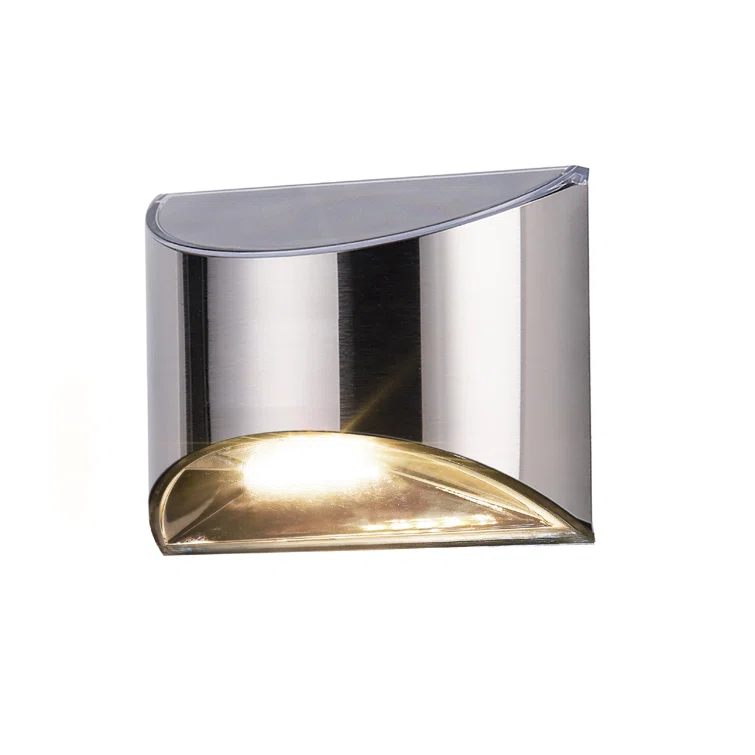 Classy Caps Stainless Steel Solar Powered Integrated LED Metal Deck Light & Reviews | Wayfair