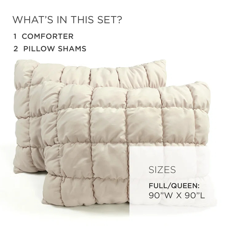 Puff Comforter Set