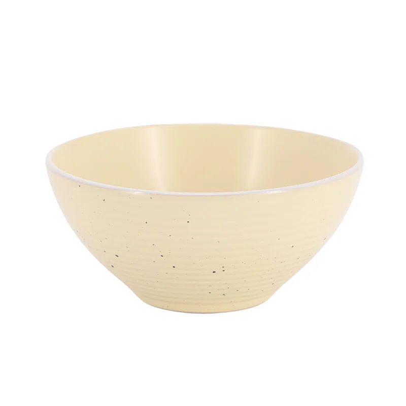 HomeStyle Entertaining HomeStyle Entertaining Emilia 16pc Assorted Double Bowl Stoneware Dinnerware Set