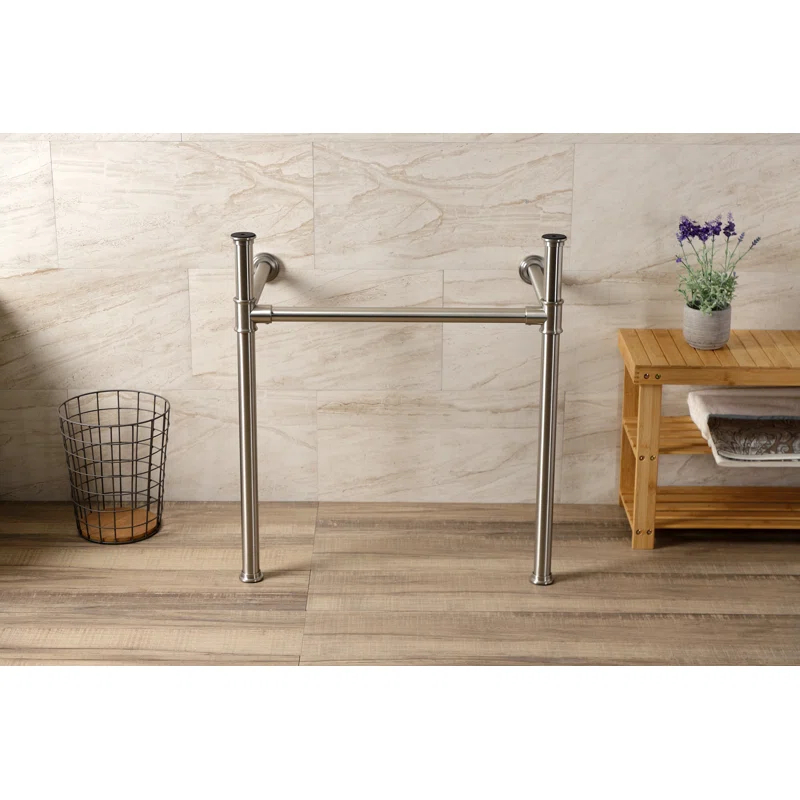 Kingston Brass Fauceture Stainless Steel Console Sink Legs