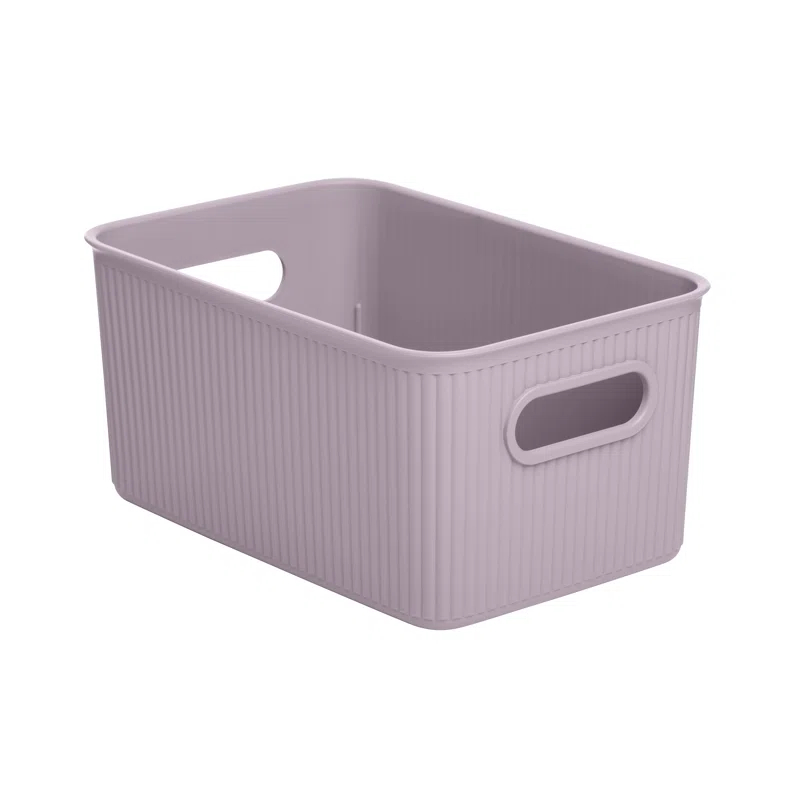 Ribbed Plastic Basket Set