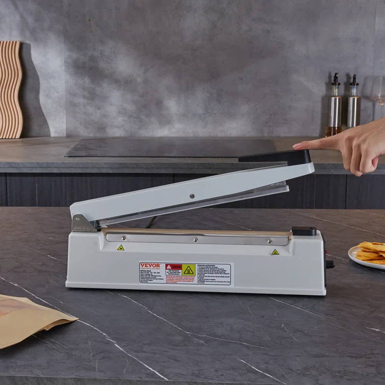 VEVOR VEVOR 12" Aluminum Hand Impulse Heat Sealer Machine Poly Plastic Bags Sealing