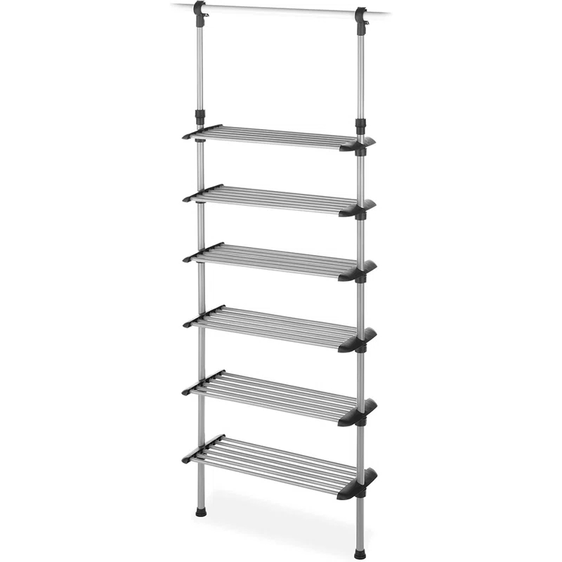 MAXAYA 6 Shelf Closet System - Adjustable Closet Maximizer