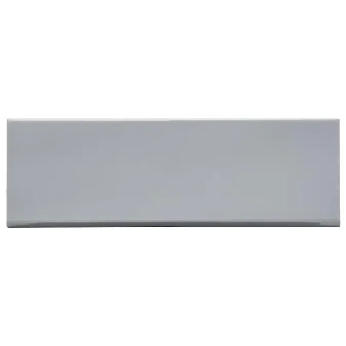 Bond Tile Remington 3.93 in. x 11.81 in. Polished Porcelain Wall Bullnose Tile
