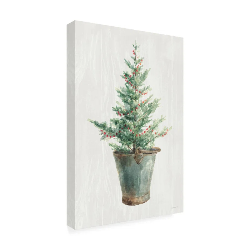 The Holiday Aisle® " White And Bright Christmas Tree I " by Danhui Nai
