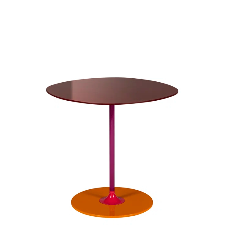 Kartell Thierry Glass Top End Table