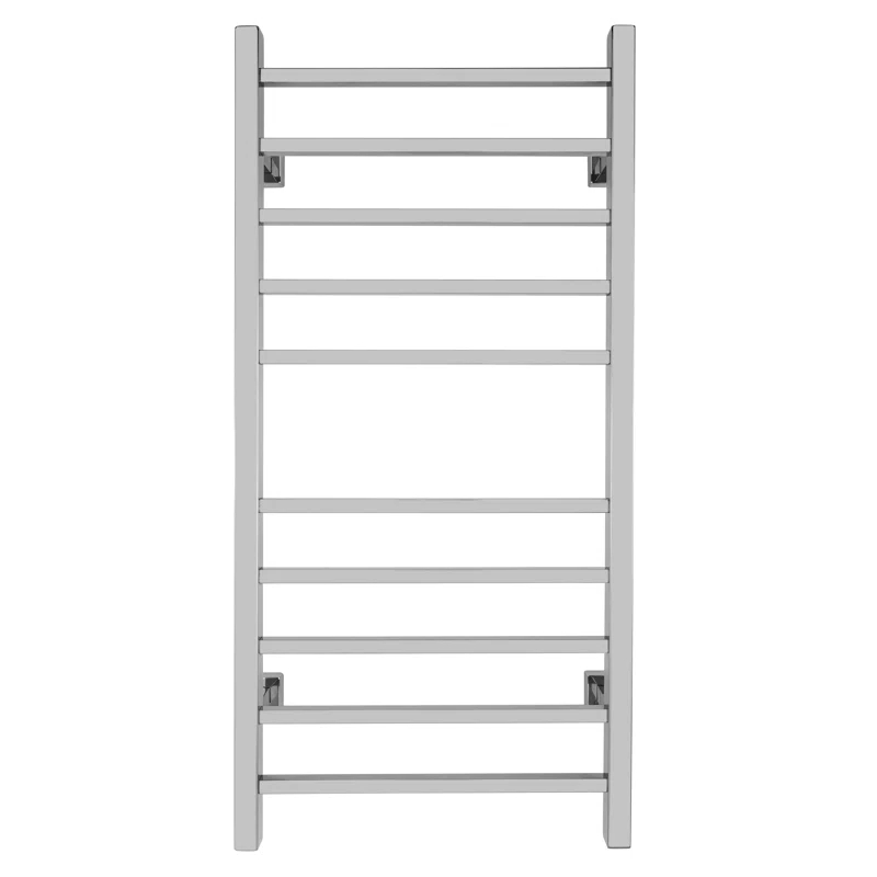 WarmlyYours TW-MT-10PS-HP Metropolitan Electric Wall-mounted Towel Warmer, Polished, 10 Bars, Dual Connection