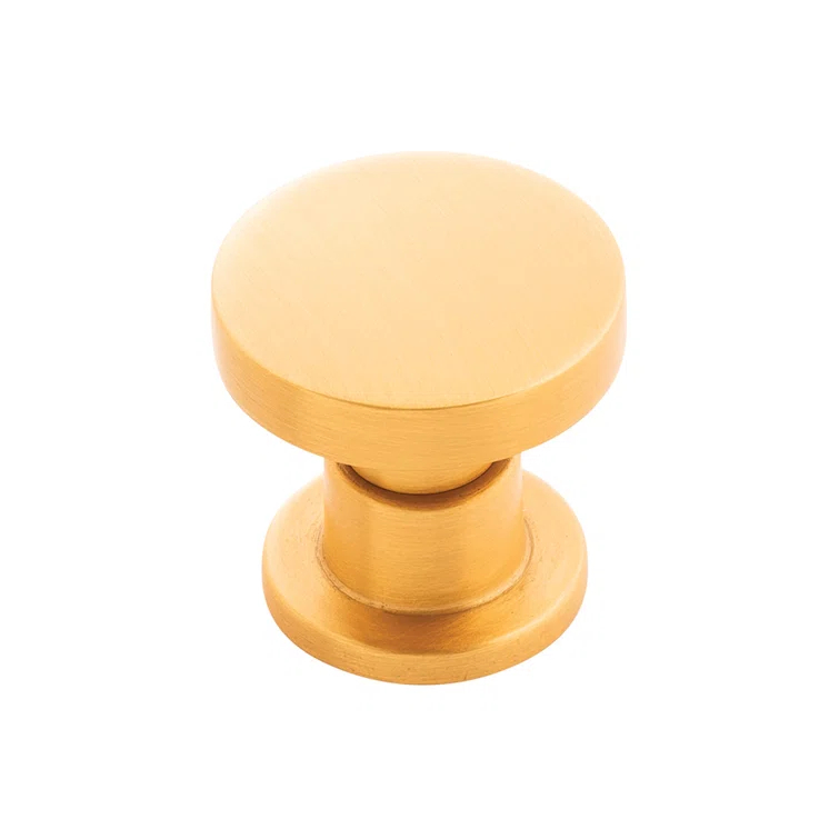Urbane 1-1/4 in. Brushed Golden Brass Round Knob