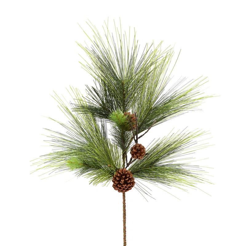 Vickerman Polyethylene (PE) Pine Arrangement (Set of 2)