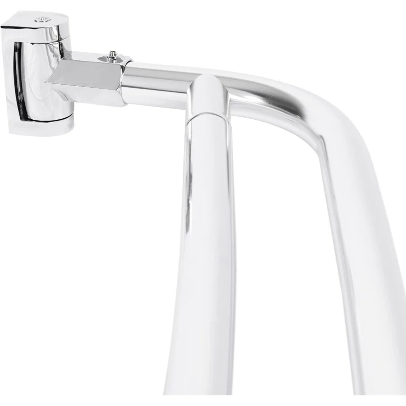 VOMGEB1 Double Curved Shower Rod, Durable Metal Construction