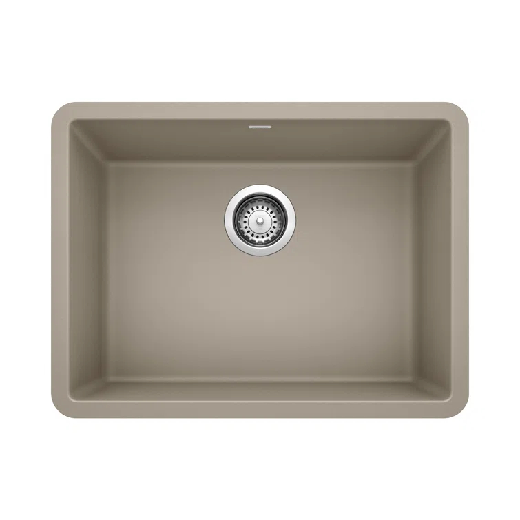 Blanco Precis SILGRANIT 24" Single Bowl Undermount Kitchen Sink 522417