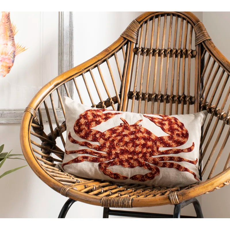 Safavieh Lilia Embroidered Cotton Throw Pillow