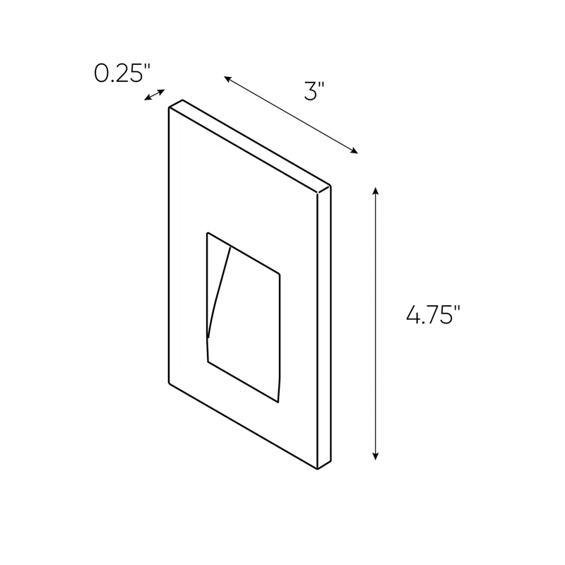 Orren Ellis Suat Integrated LED Metal Step Light