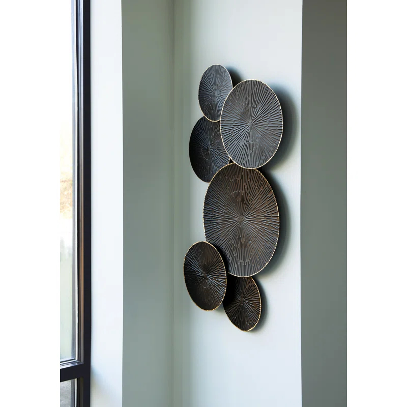 Wade Logan® Cheltzie Abstract Wall Decor on Metal