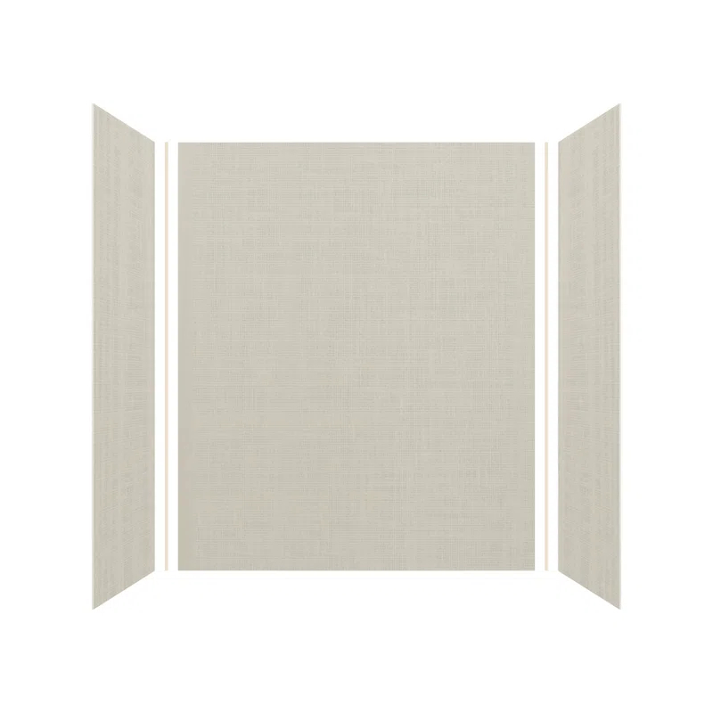 Transolid Expressions 60'' W 36'' D 72'' H Glue Up Solid Surface Wall