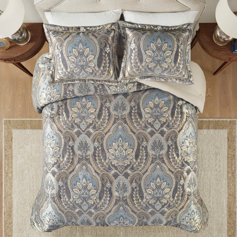 Croscill Croscill Julius 4 Piece Chenille Jacquard Comforter Set