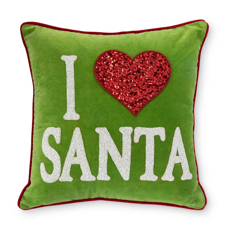 Park Hill Collection Sequined Velvet Throw Pillow