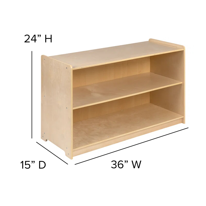 Flash Furniture Bexley Wooden School Classroom Storage Cabinet for Commercial or Home Use